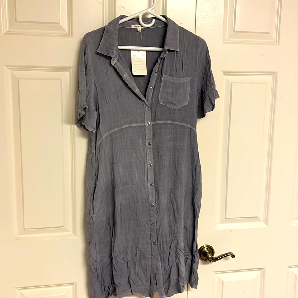 Short gray Dress